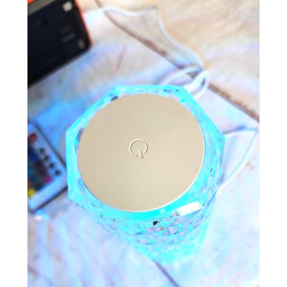 Rose Diamond LED USB Charging Mood Light Multiple Color Remote Lamp - Picture 4 of 16